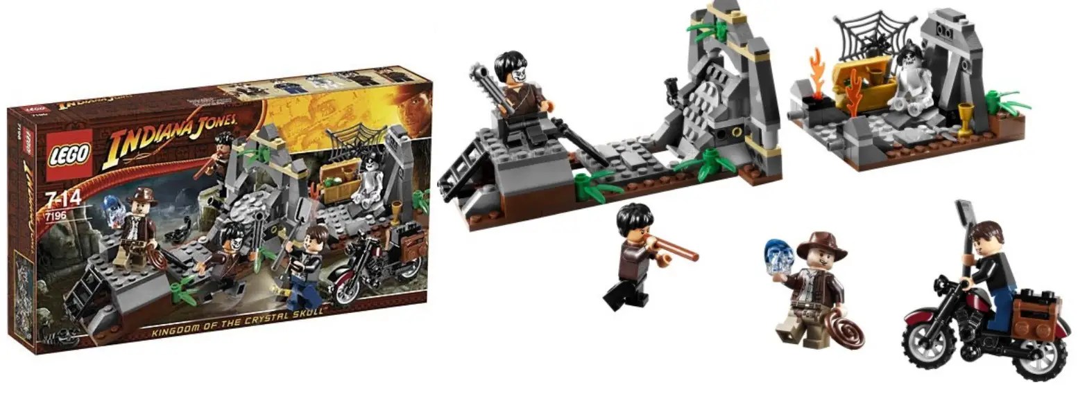 LEGO 2 PEZZI FRUSTE IN NERO frusta 61975 Indiana Jones City Basics Nuovo 