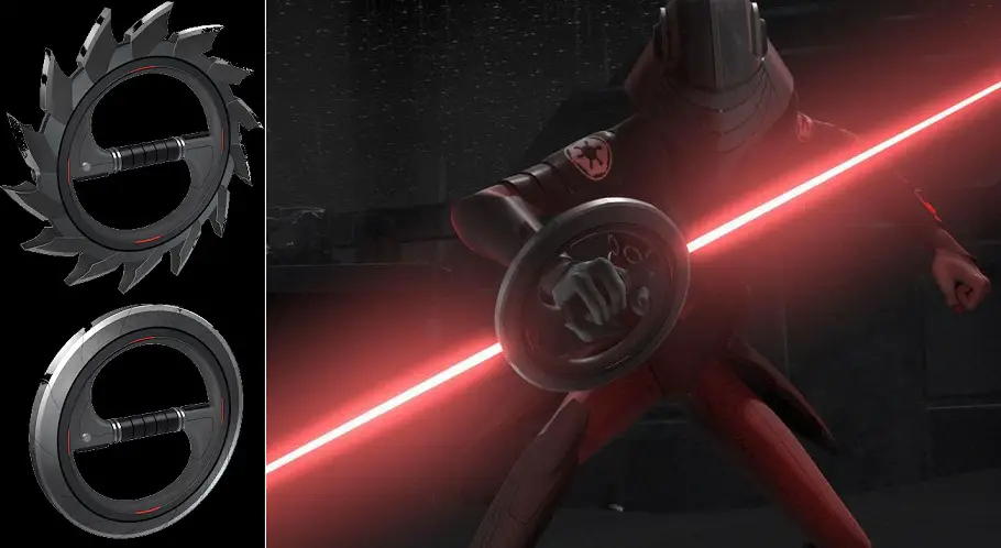 double bladed spinning lightsaber toy