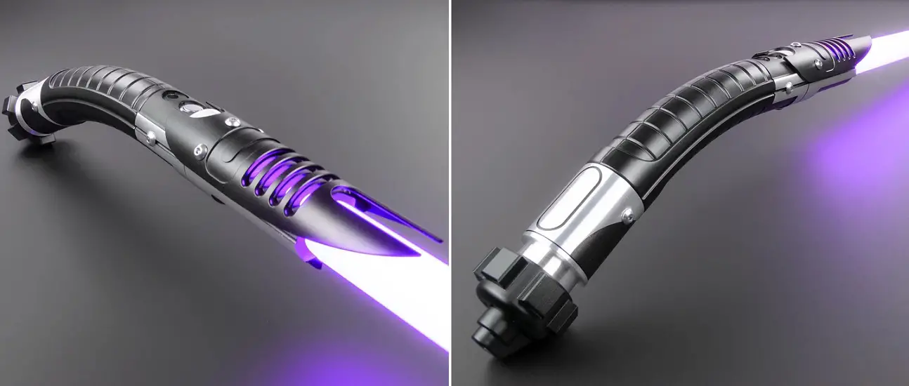 curved hilt lightsaber toy