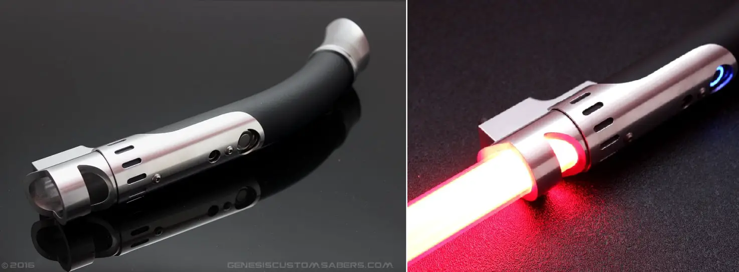 curved hilt lightsaber toy