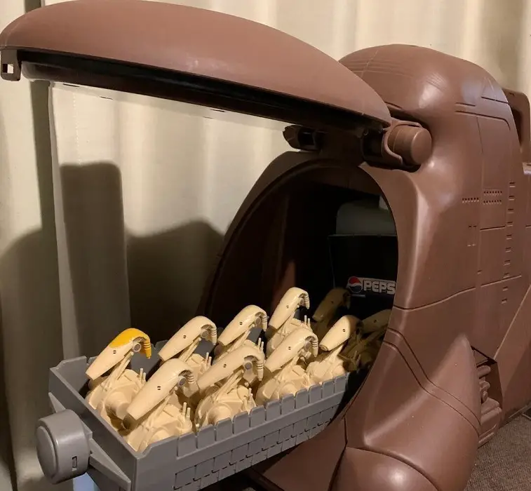 Star Wars Pepsi MTT Can Cooler with Battle Droid Can Toppers A Rare Japan Exclusive SaberSourcing